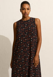 Curved Waist Midi Dress - Casablanca - Matteau